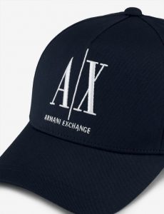 ARMANI EXCHANGE-CAPPELLO CON VISIERA BLU