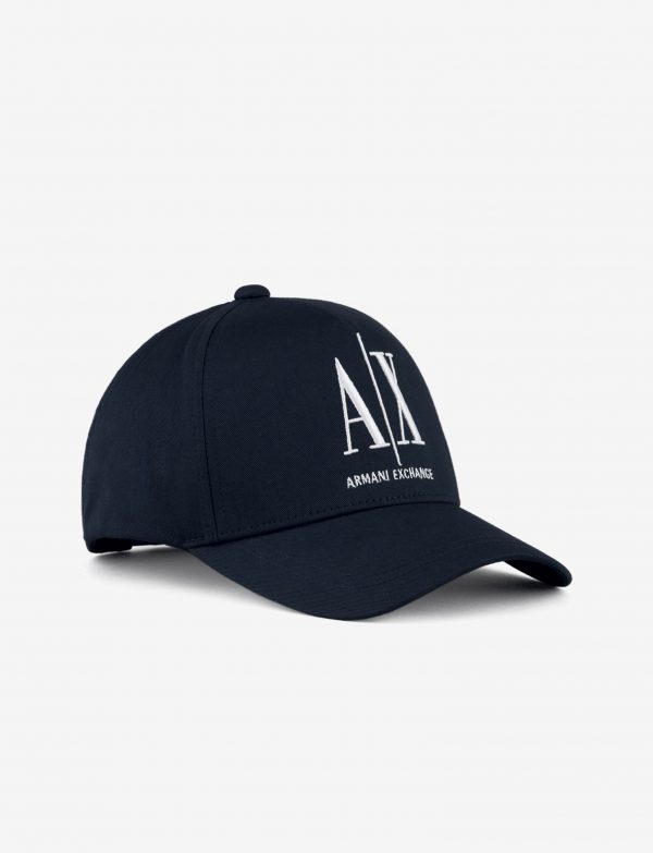 ARMANI EXCHANGE-CAPPELLO CON VISIERA BLU
