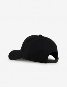 ARMANI EXCHANGE-Cappello in cotone con visiera Nero