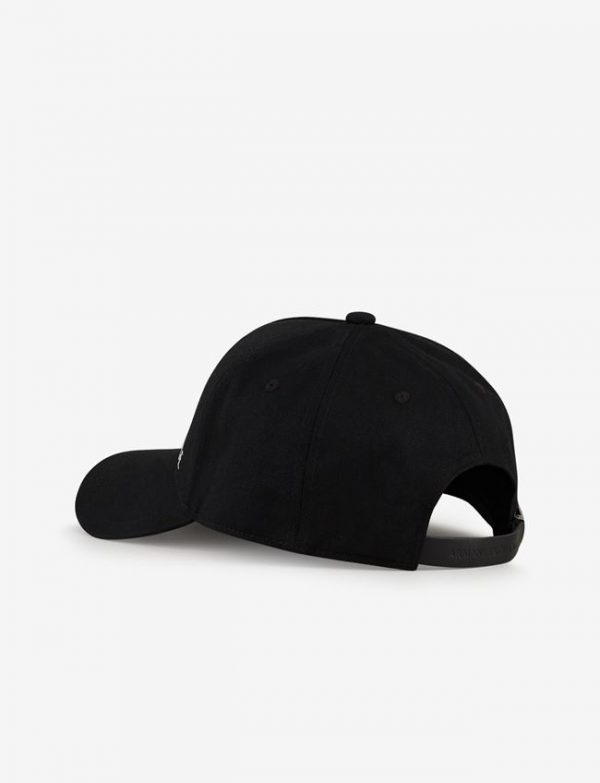ARMANI EXCHANGE-Cappello in cotone con visiera Nero