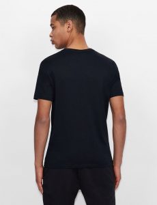 ARMANI EXCHANGE – T-Shirt Uomo Regular Fit in Jersey Blu Navy