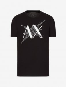 ARMANI EXCHANGE-T-SHIRT CON LOGO NERA