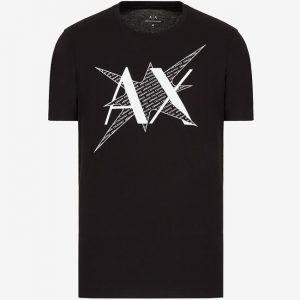 ARMANI EXCHANGE-T-SHIRT CON LOGO NERA