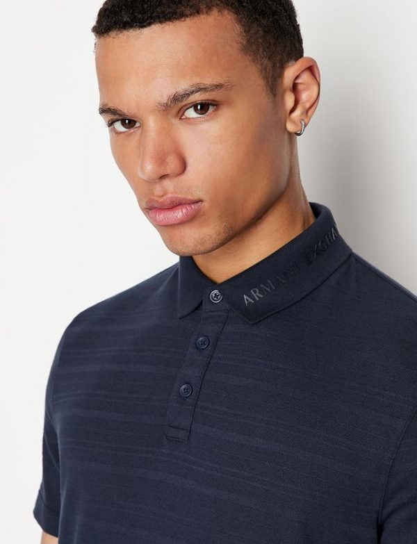 ARMANI EXCHANGE-Polo a maniche corte Blue