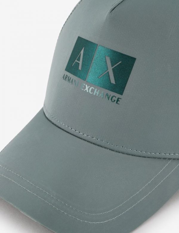 ARMANI EXCHANGE- CAPPELLO CON VISIERA VERDE