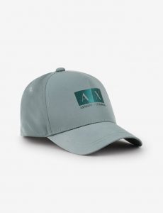 ARMANI EXCHANGE- CAPPELLO CON VISIERA VERDE