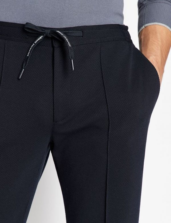 ARMANI EXCHANGE- PANTALONI CASUAL BLUE SCURO