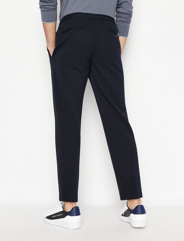 ARMANI EXCHANGE- PANTALONI CASUAL BLUE SCURO