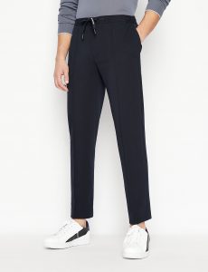 ARMANI EXCHANGE- PANTALONI CASUAL BLUE SCURO