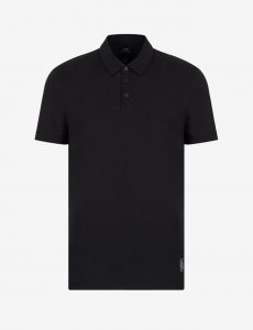 ARMANI EXCHANGE-POLO A MANICHE CORTE NERA