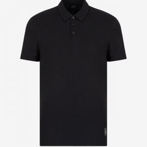 ARMANI EXCHANGE-POLO A MANICHE CORTE NERA