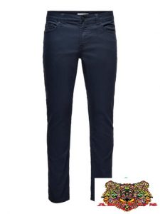 ONLY&SONS- ONSLOOM SLIM TWILL BLUE NAVY NO.22021458