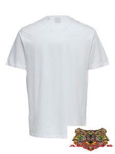 ONLY&SONS-T-SHIRT OVER-SIZE BIANCA CON STAMPA
