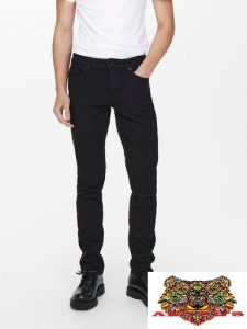 ONLY&SONS- ONSLOOM SLIM TWILL NERO NO.22021458