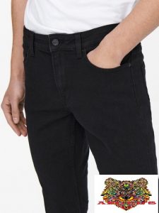 ONLY&SONS- ONSLOOM SLIM TWILL NERO NO.22021458