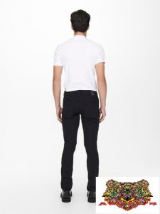 ONLY&SONS- ONSLOOM SLIM TWILL NERO NO.22021458
