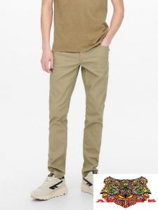 ONLY&SONS- ONSLOOM SLIM TWILL BEIGE NO.22021458