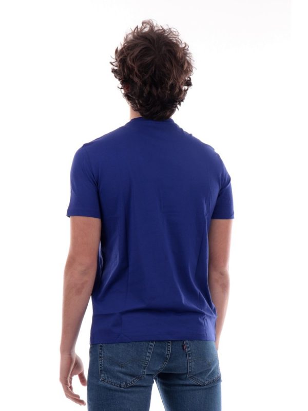 ARMANI EXCHANGE-T-shirt slim fit in cotone BLUE