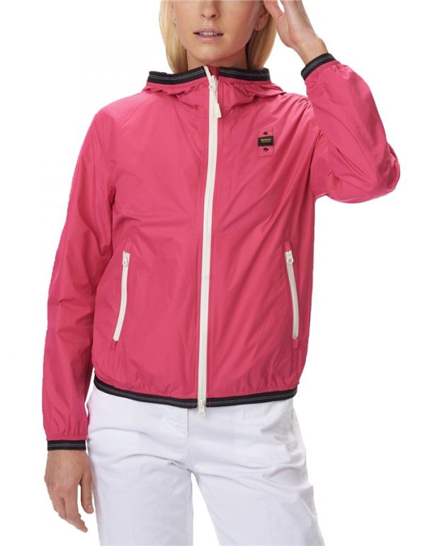 BLAUER-Giacca a Vento Donna Nastrata Rosa