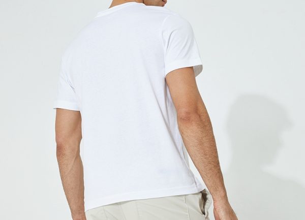 CALVIN KLEIN – T Shirt Uomo Abstract Photoprint Bianco