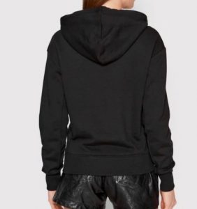 CALVIN KLEIN – Felpa Donna con Cappuccio Nero