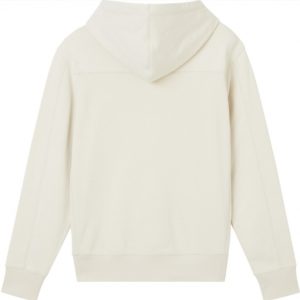 CALVIN KLEIN – Felpa con Cappuccio Monogram Beige Chiaro