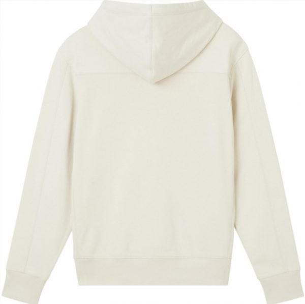 CALVIN KLEIN – Felpa con Cappuccio Monogram Beige Chiaro
