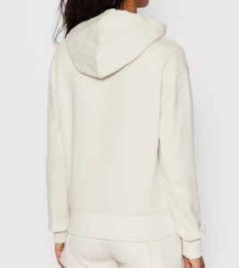 CALVIN KLEIN – Felpa Donna con Cappuccio Beige