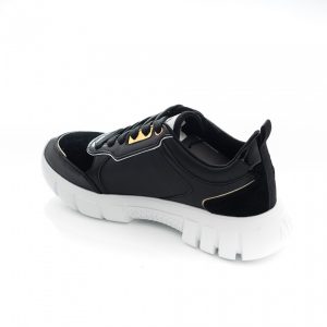 ARMANI EXCHANGE-SCARPE DONNA NERE CON LOGO