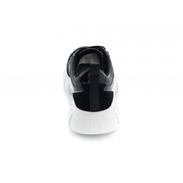 ARMANI EXCHANGE-SCARPE DONNA NERE CON LOGO