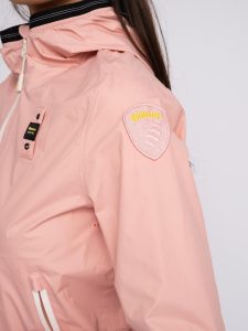 BLAUER-GIACCA A VENTO DONNA NASTRATA ROSA CHIARO