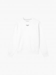 CALVIN KLEIN – Felpa dal Taglio Rilassato Bianco