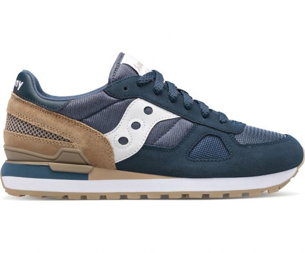 SAUCONY- SCARPE SHADOW ORIGINAL BLUE/BEIGE