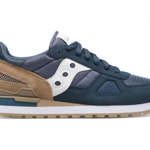 SAUCONY- SCARPE SHADOW ORIGINAL BLUE/BEIGE