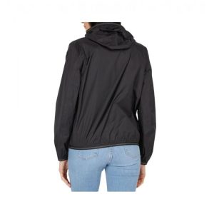 BLAUER-GIACCA A VENTO DONNA NASTRATA NERO