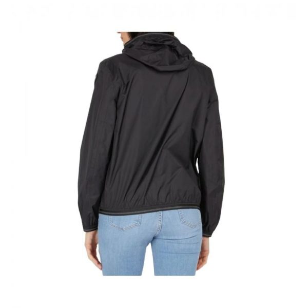 BLAUER-GIACCA A VENTO DONNA NASTRATA NERO