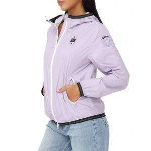 BLAUER-GIACCA A VENTO DONNA NASTRATA LAVANDA