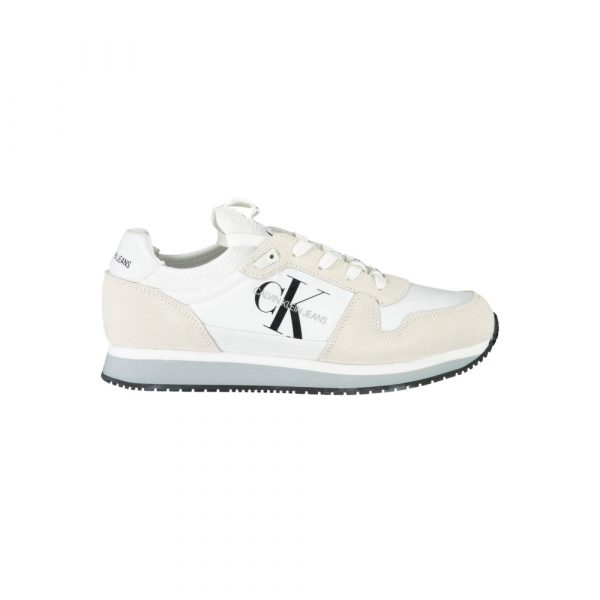 CALVIN KLEIN – Scarpe Uomo in Camoscio Bianco