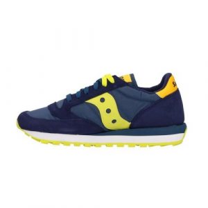 SAUCONY- SCARPE UOMO JAZZ ORIGINAL NAVY BLUE/GIALLO