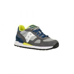 SAUCONY- SCARPE SHADOW ORIGINAL GRIGIO/BLUE/Giallo