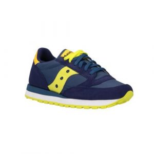 SAUCONY- SCARPE UOMO JAZZ ORIGINAL NAVY BLUE/GIALLO