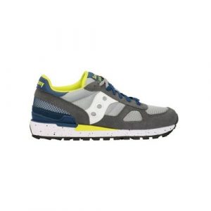 SAUCONY- SCARPE SHADOW ORIGINAL GRIGIO/BLUE/Giallo
