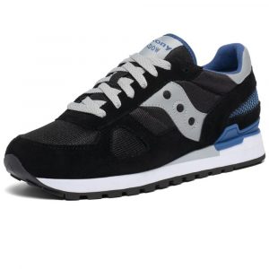 SAUCONY- SCARPE SHADOW ORIGINAL NERO/BLUE