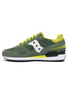 SAUCONY- SCARPE SHADOW ORIGINAL VERDE/BIANCO/Giallo