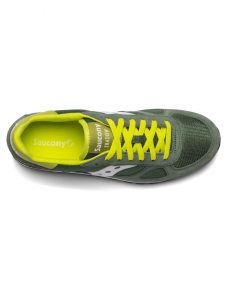 SAUCONY- SCARPE SHADOW ORIGINAL VERDE/BIANCO/Giallo