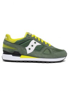 SAUCONY- SCARPE SHADOW ORIGINAL VERDE/BIANCO/Giallo