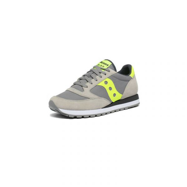 SAUCONY- SCARPE JAZZ ORIGINAL GRIGIO/VERDE FLUO