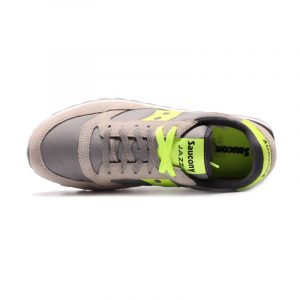 SAUCONY- SCARPE JAZZ ORIGINAL GRIGIO/VERDE FLUO