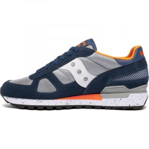 SAUCONY- SCARPE SHADOW ORIGINAL BLUE/GRIGIO/ORANGE