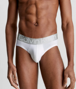 CALVIN KLEIN – Slip In Confezione Da 3 – Steel Cotton